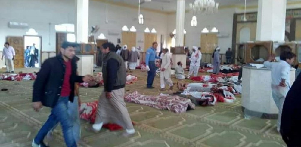 صورة لضحايا هجوم مسجد الروضة