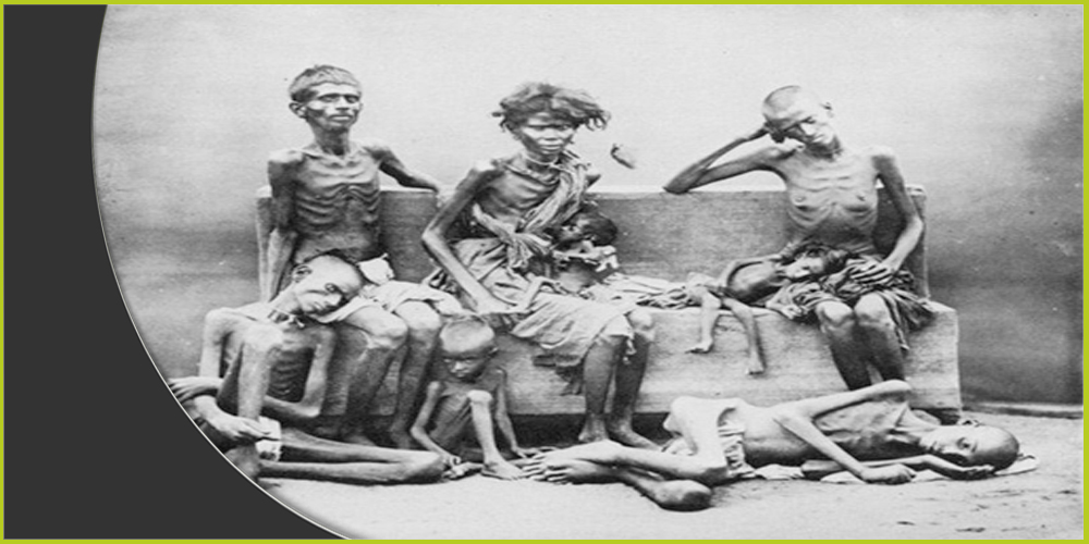 ضحايا من المجاعة البنغالية العام 1943