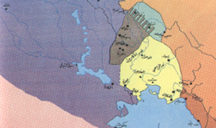 حدود إمارة بني كعب في المحمرة على الخليج مطلع القرن الـ19