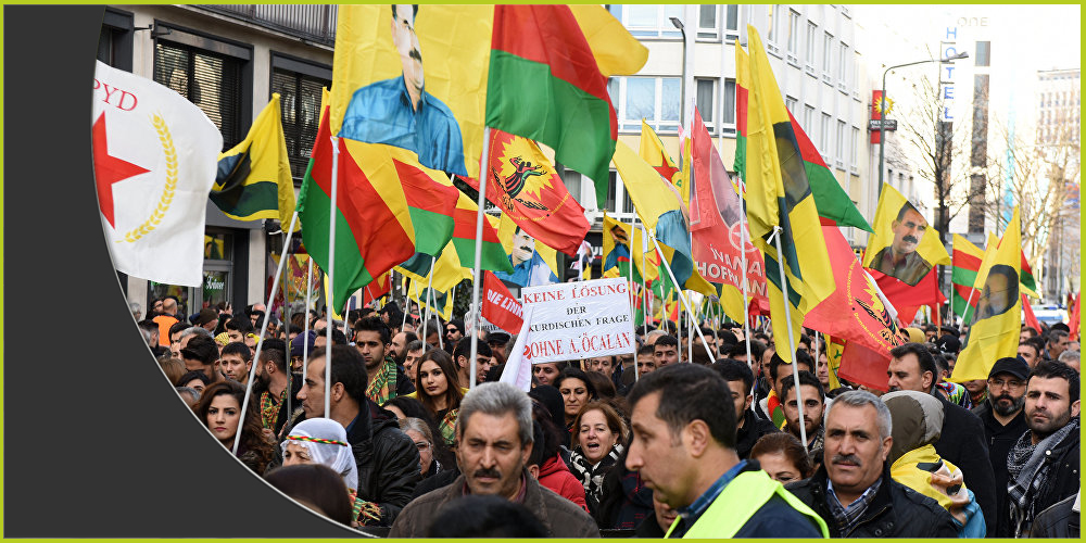 مظاهرات كردية في ألمانيا