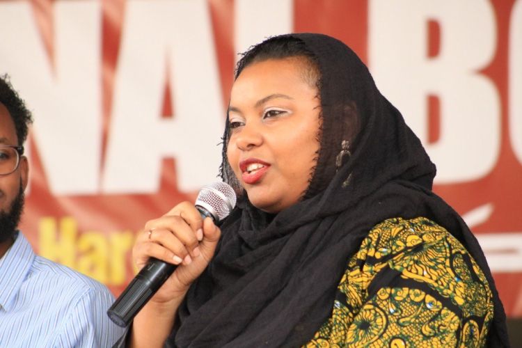 الكاتبة السودانية أمينة شوكت