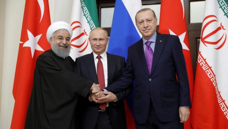توافقت تركيا مع روسيا وإيران على الدفع باتجاه إنهاء الصراع في سوريا