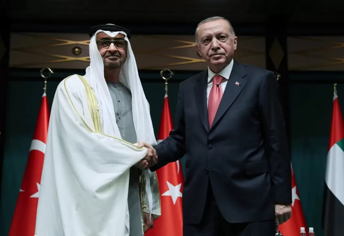  أردوغان يتوجه بالشكر للإمارات... توقيع اتفاقيات اقتصادية بين البلدين