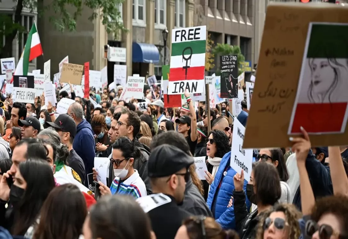 احتجاجات ضد النفاق الغربي: لا تموّلوا الرصاص الذي يخترق قلوب الإيرانيين