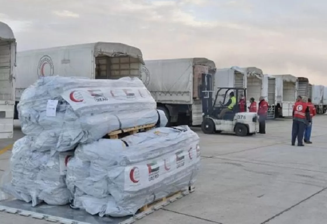 حصيلة المساعدات التي قدمتها الإمارات لكل من سوريا وتركيا