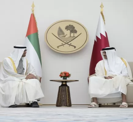 رئيس الإمارات يزور الدوحة